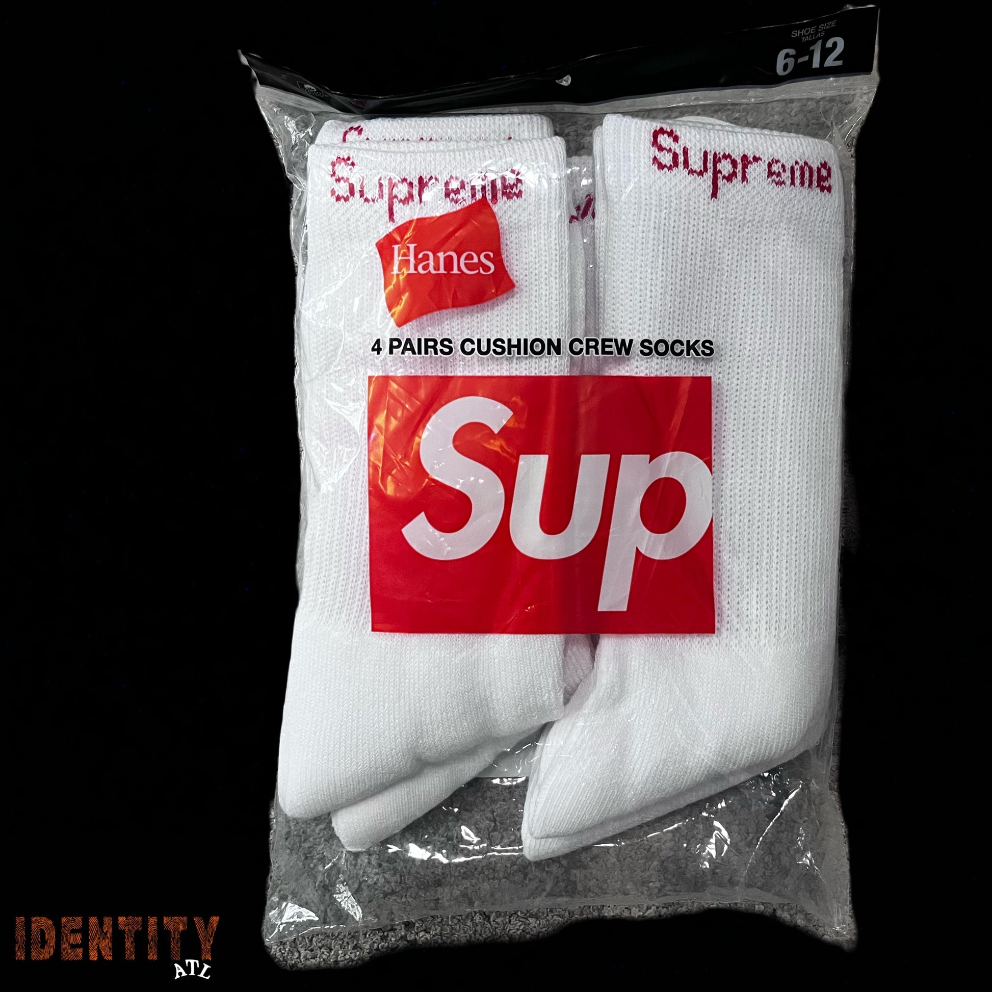 Supreme White Sock