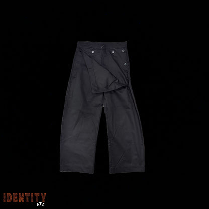 Black Panel Pants