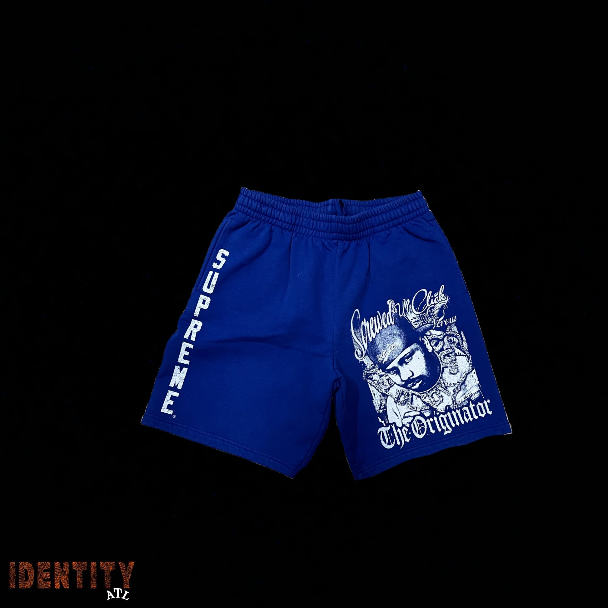 Supreme DJ Screw Sweatshort Blue