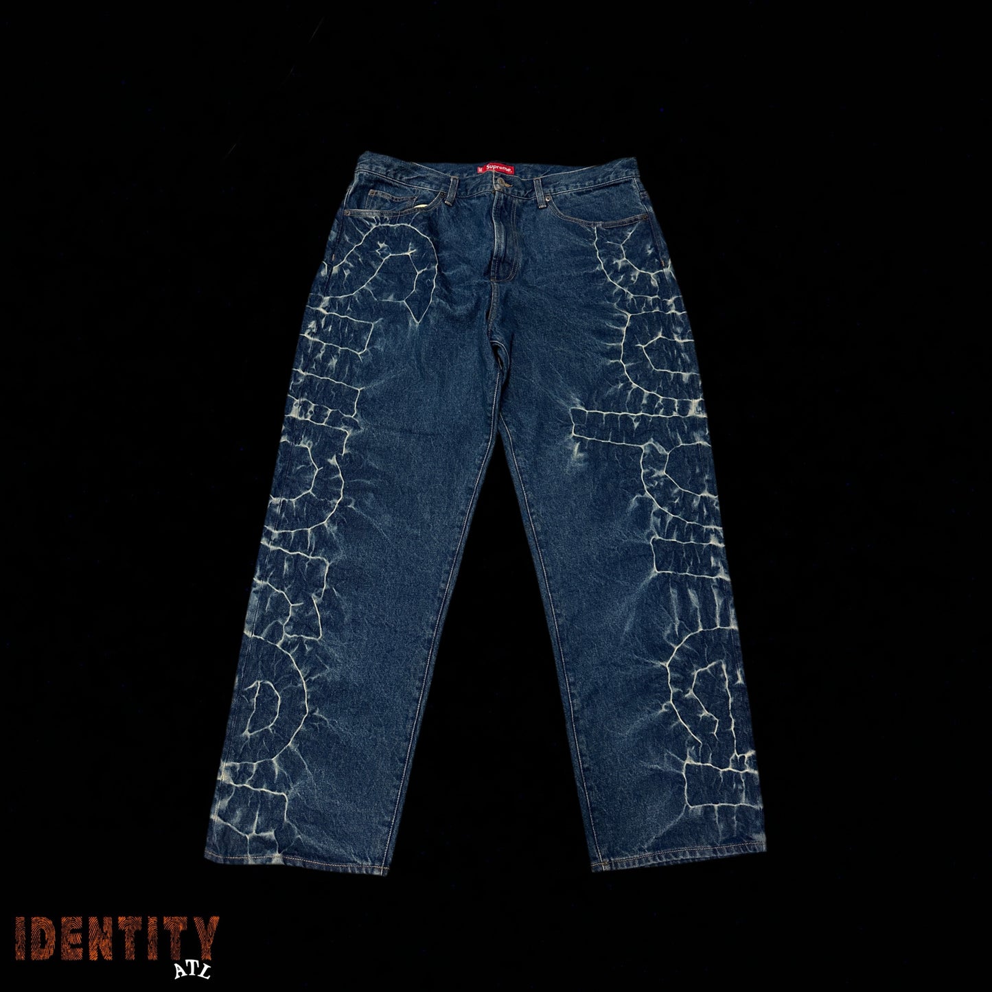 Supreme Shibori Loose Fit Jean Rigid Indigo