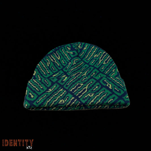 Supreme Funk Spellout Beanie Green