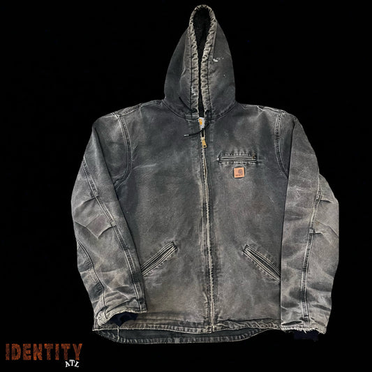 Vintage Grey Washed Worker Jacket