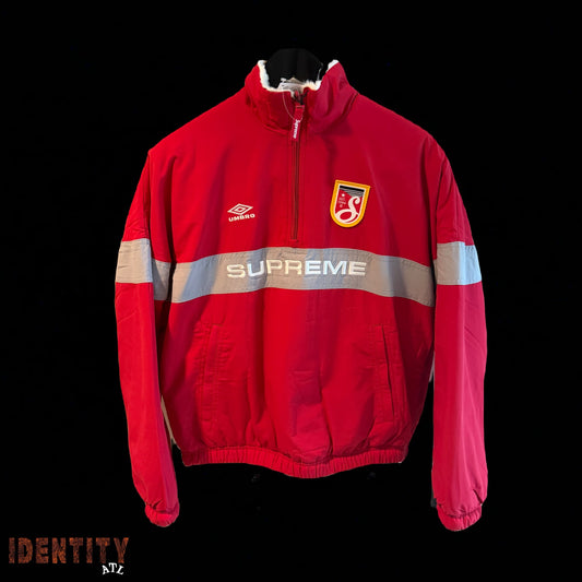 Supreme x Umbro Faux Fur Reversible Pullover Red