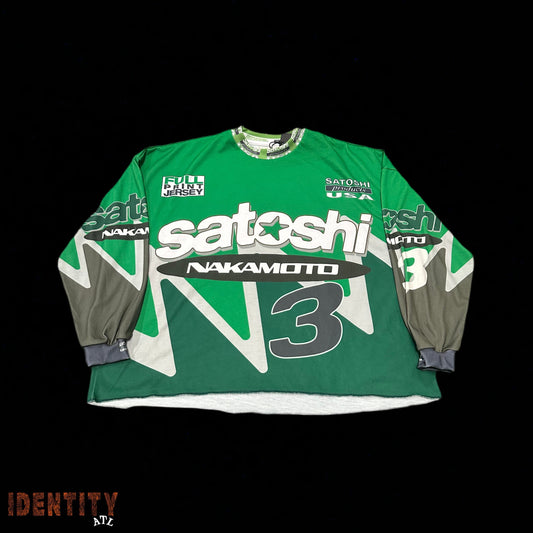 Satoshi Full Print Jeresy Green