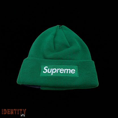 Supreme New Era Box Logo Beanie (FW24) Green