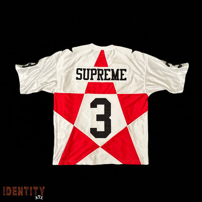 SUPREME STAR FOOTBALL JERSEY WHITE