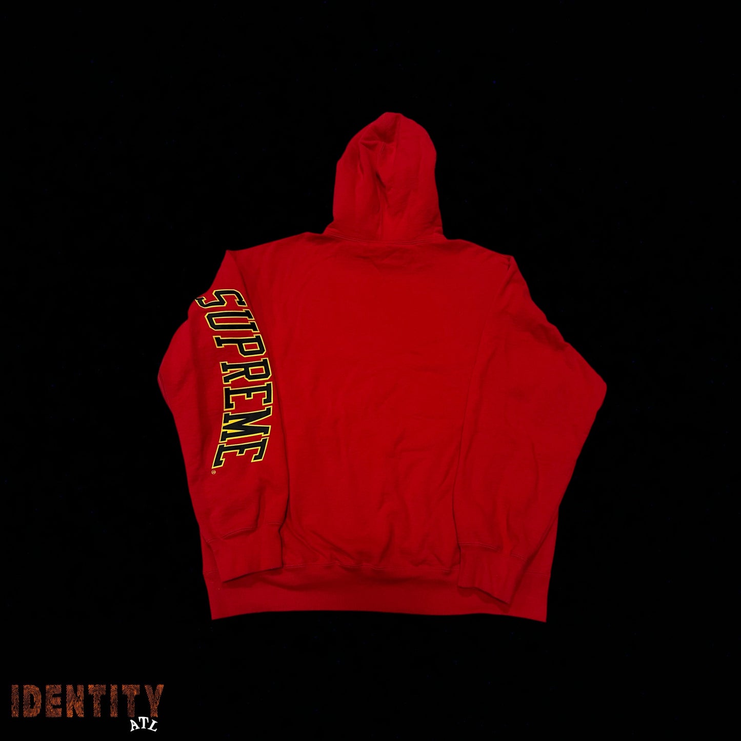 Supreme Sleeve Arc Hooded Sweatshirt Red
