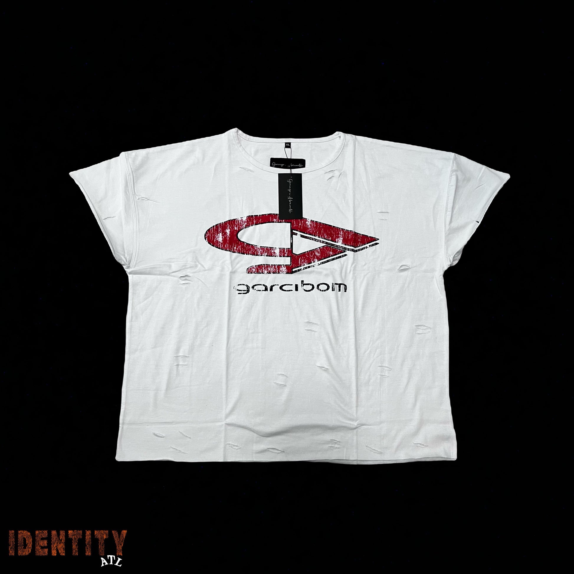 GARCIBOM Logo Tee White