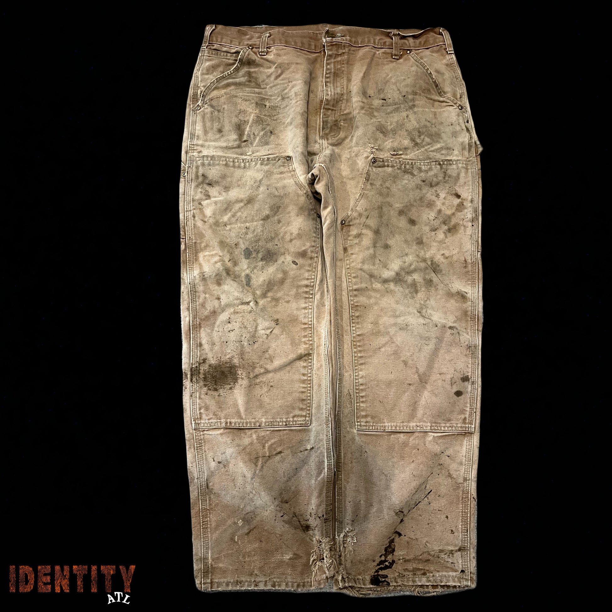 Vintage Carhartt Light Washed Double Knee Pants