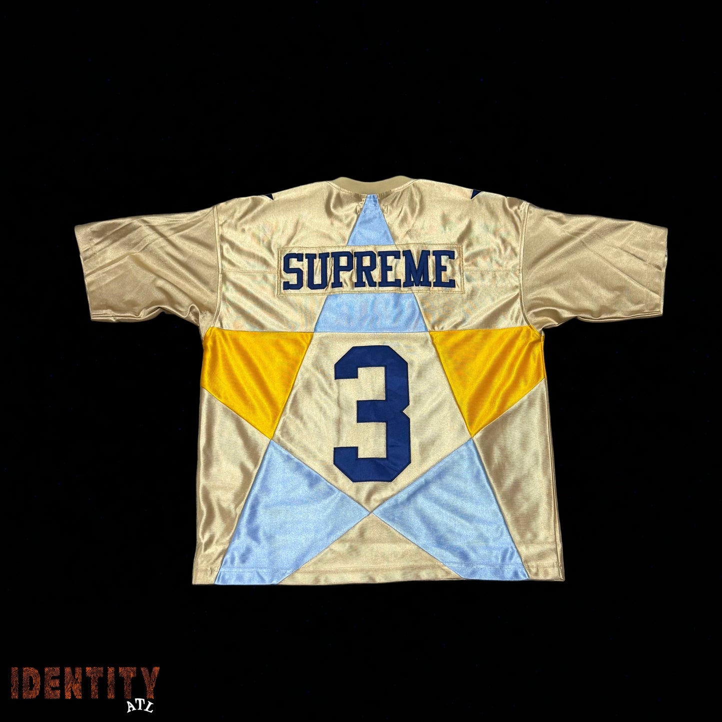Supreme Star Football Jersey Gold