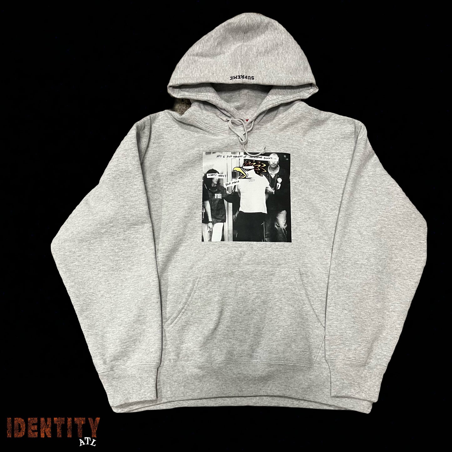 FW25 Supreme ‘Illegal Business Controls America” Hoodie