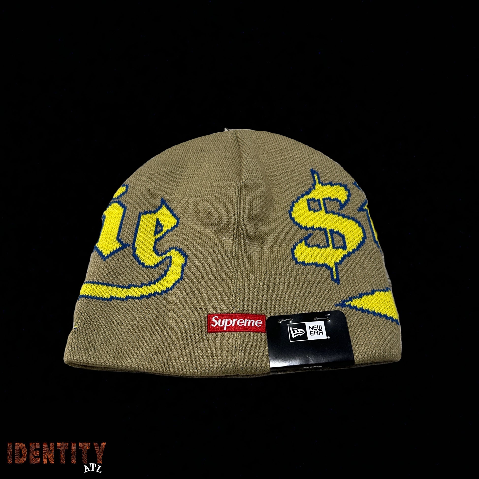 Supreme New Era Accent Beanie Khaki