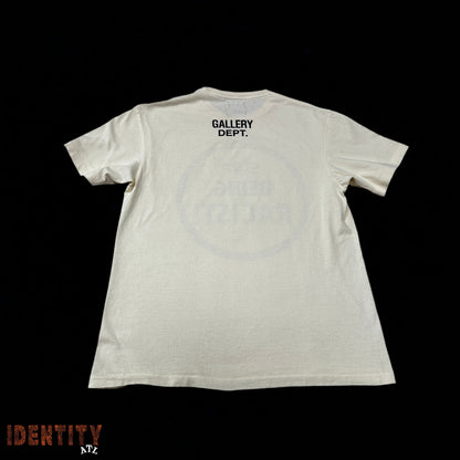 Gallery Dept. Stop Being Racist T-shirt Cream