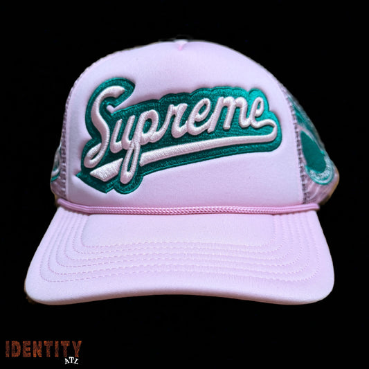 Supreme University Mesh Back 5-Panel Pink