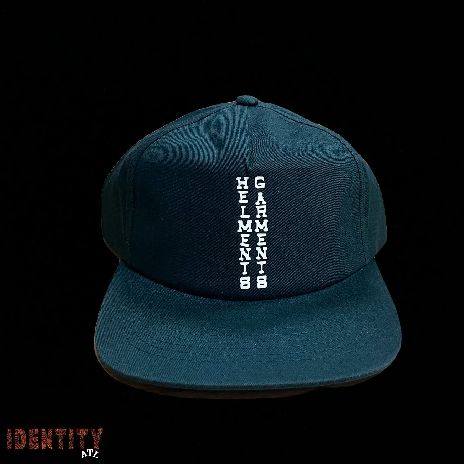 HELMENTS GARMENTS GREEN SNAPBACK