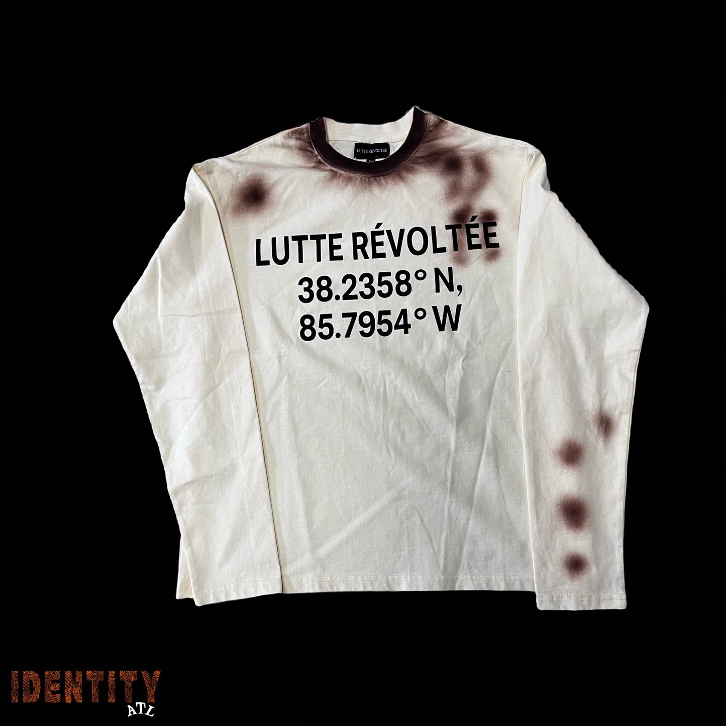 Lutte Revoltee Burnt Coordinate Tee