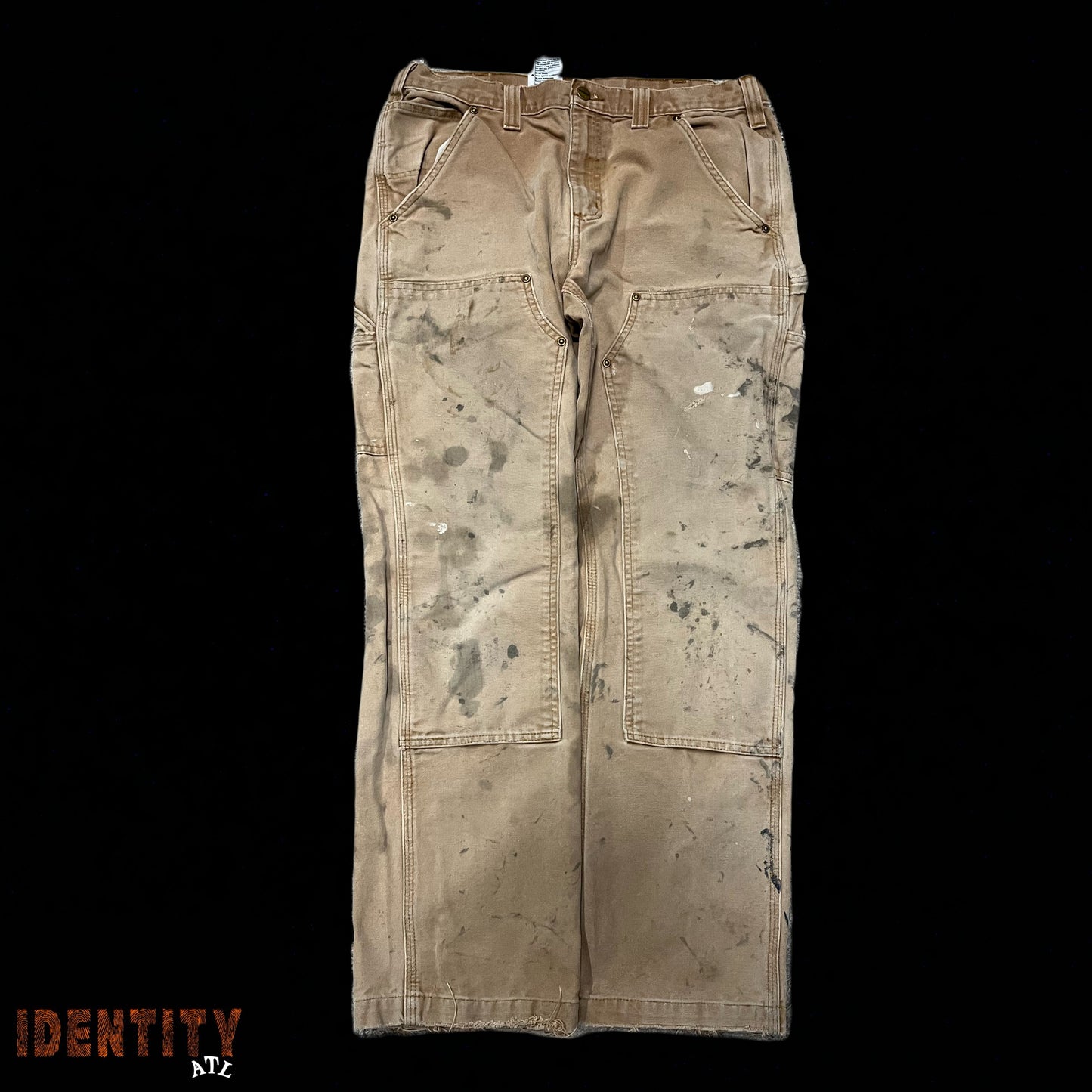 Vintage Carhartt Brown Painted Double Knee Pants