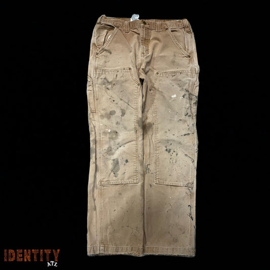 Vintage Carhartt Brown Painted Double Knee Pants