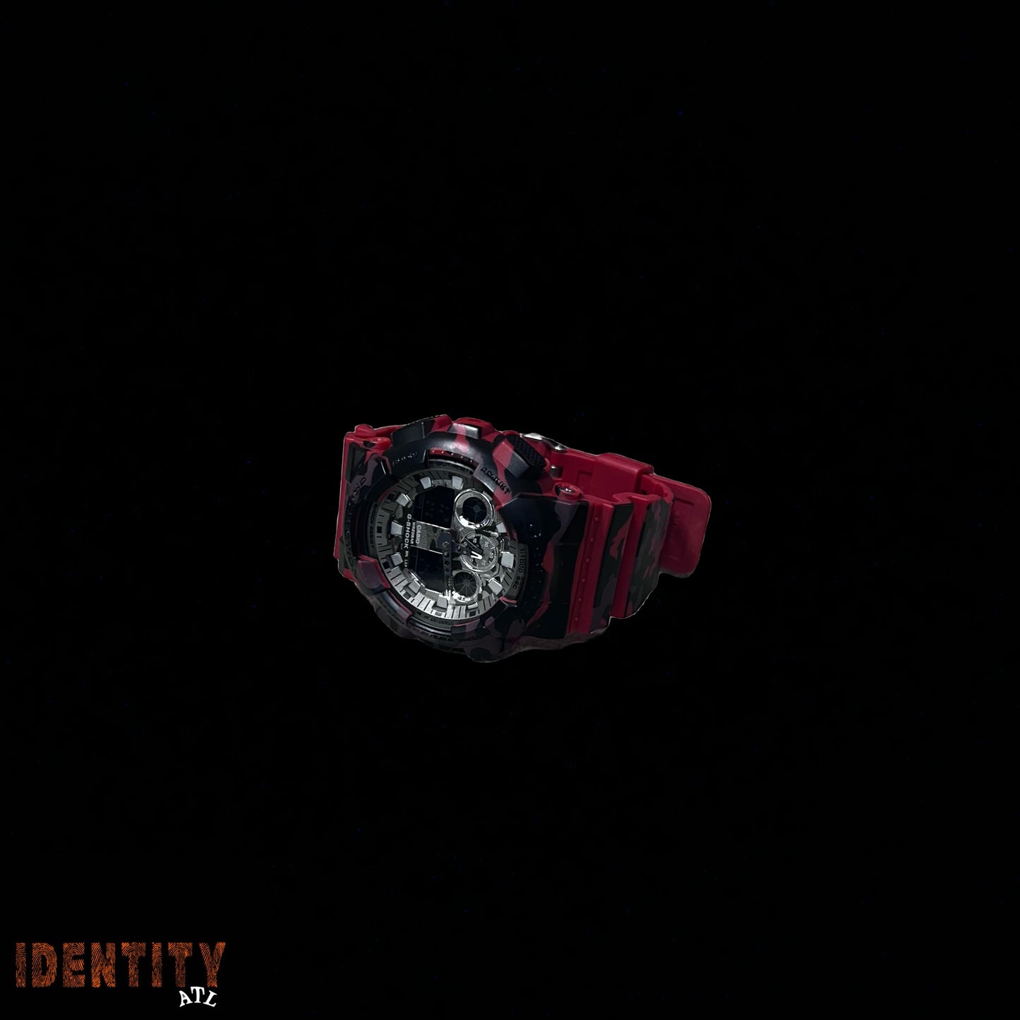 G Shock Watch Red Camo