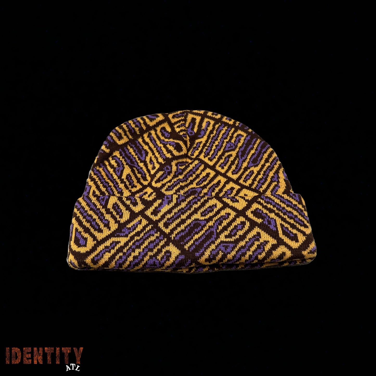 Supreme Funk Spellout Beanie Orange