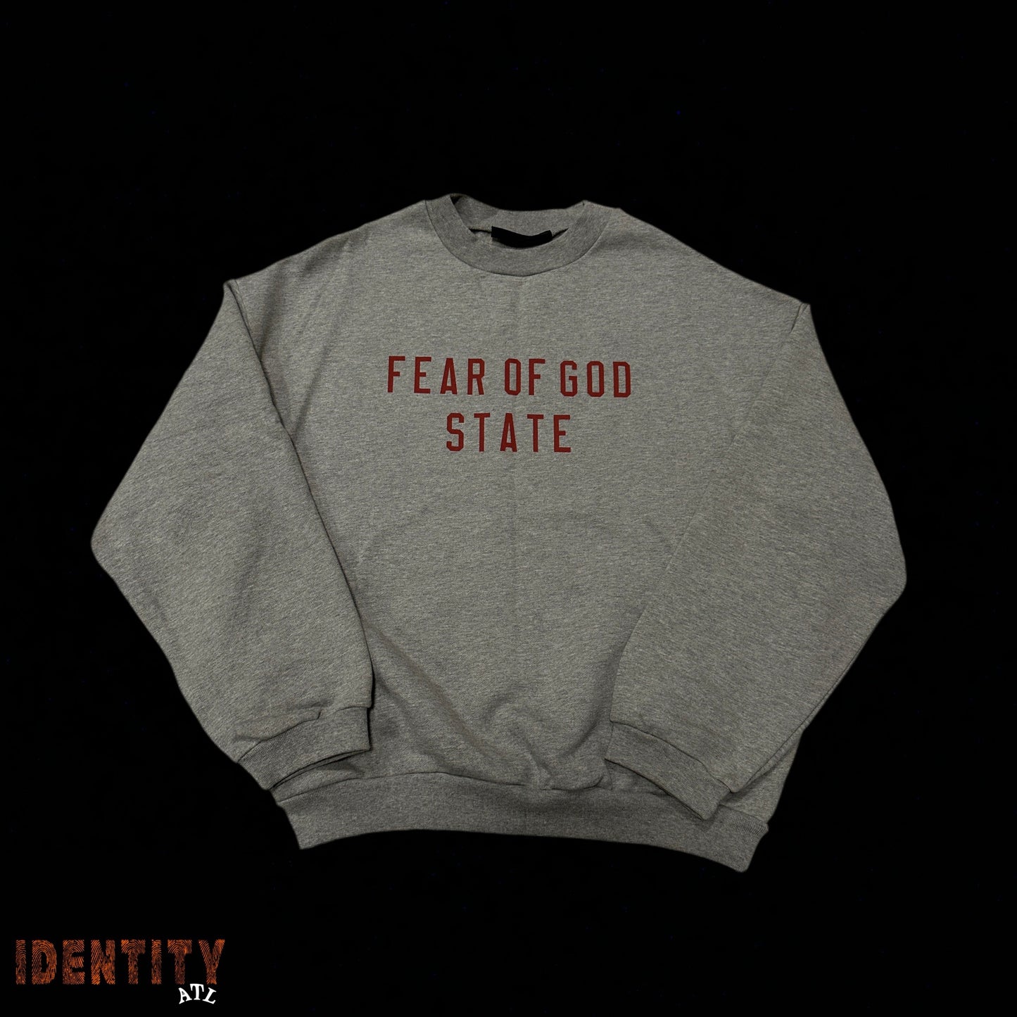 Fear of God State Crewneck Heather Grey