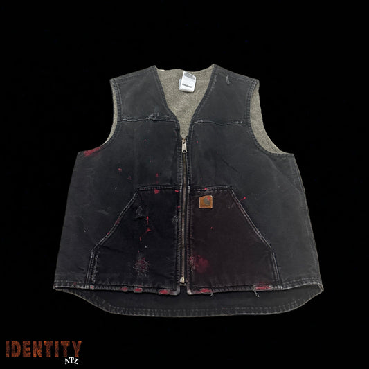 Vintage Carhartt Charcoal Denim Vest