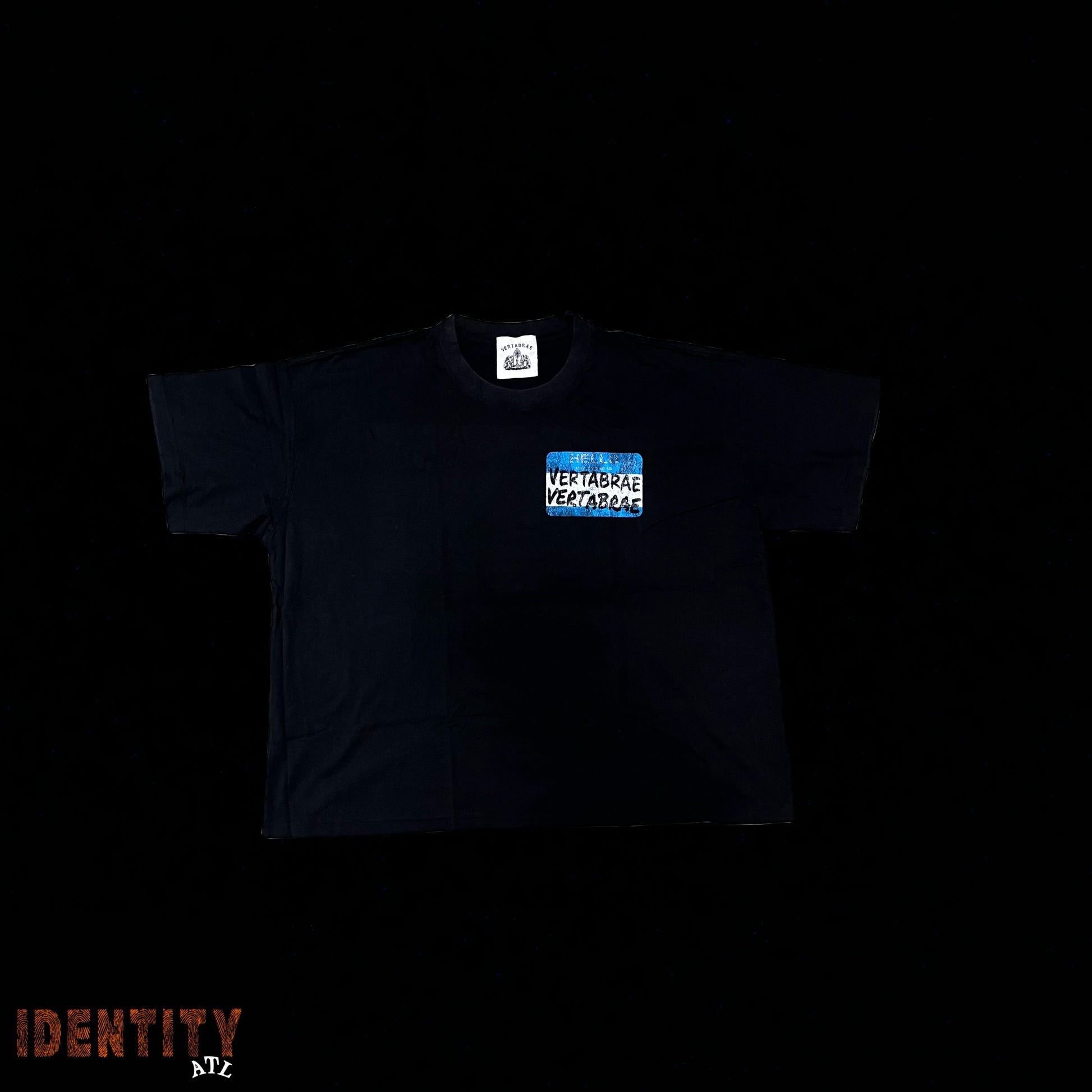 Vertabrae 'My Name Is' Tee Black