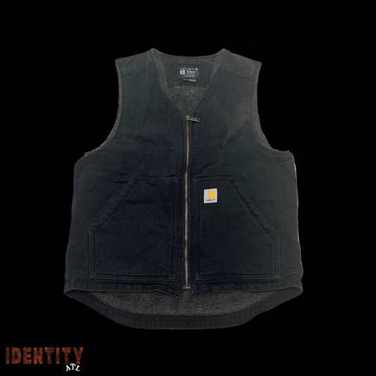 Vintage Carhartt Sherpa Lined Denim Vest