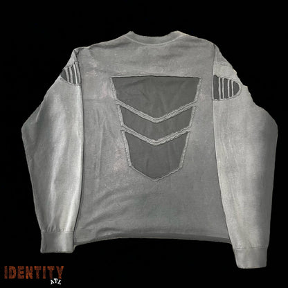Satoshi Nakamoto PatchWork Collegiant L/S