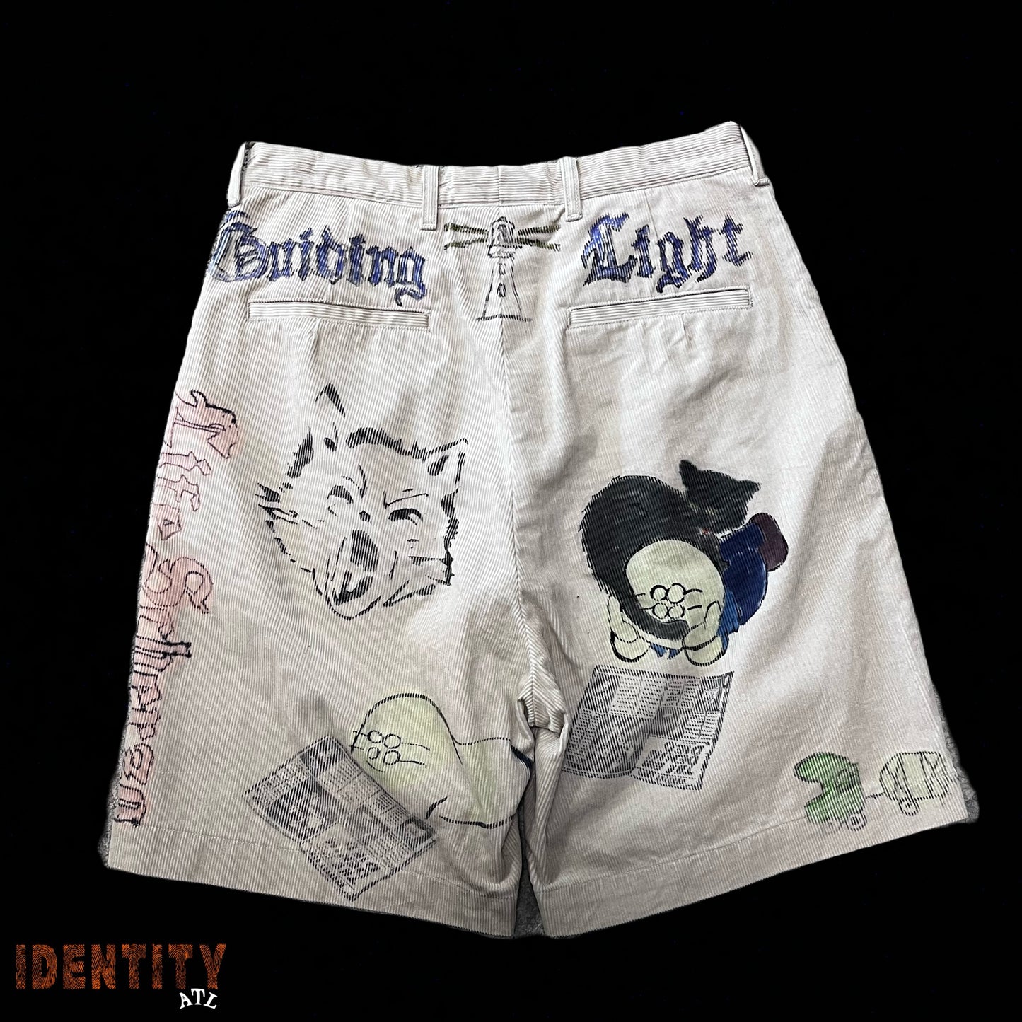 Kapital Corduroy Graphic Shorts