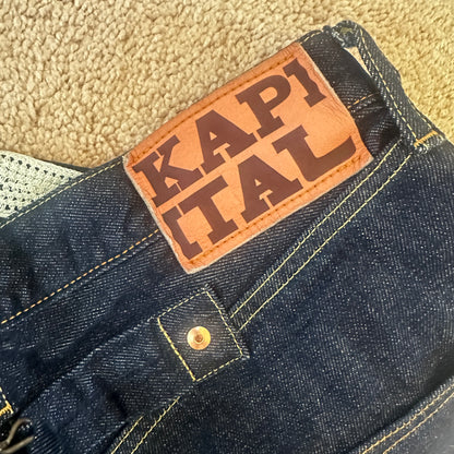 KAPITAL BONES DENIM JEANS