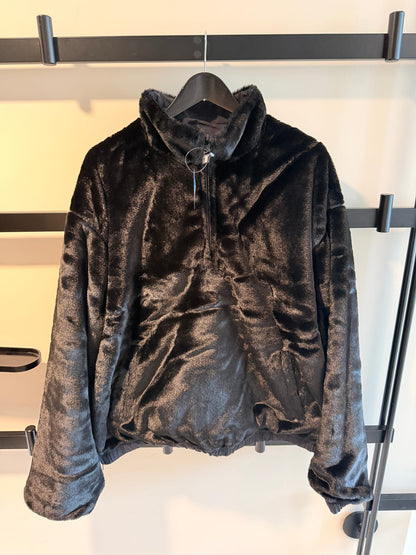 Supreme Umbro Reversible Faux Fur Pullover Black