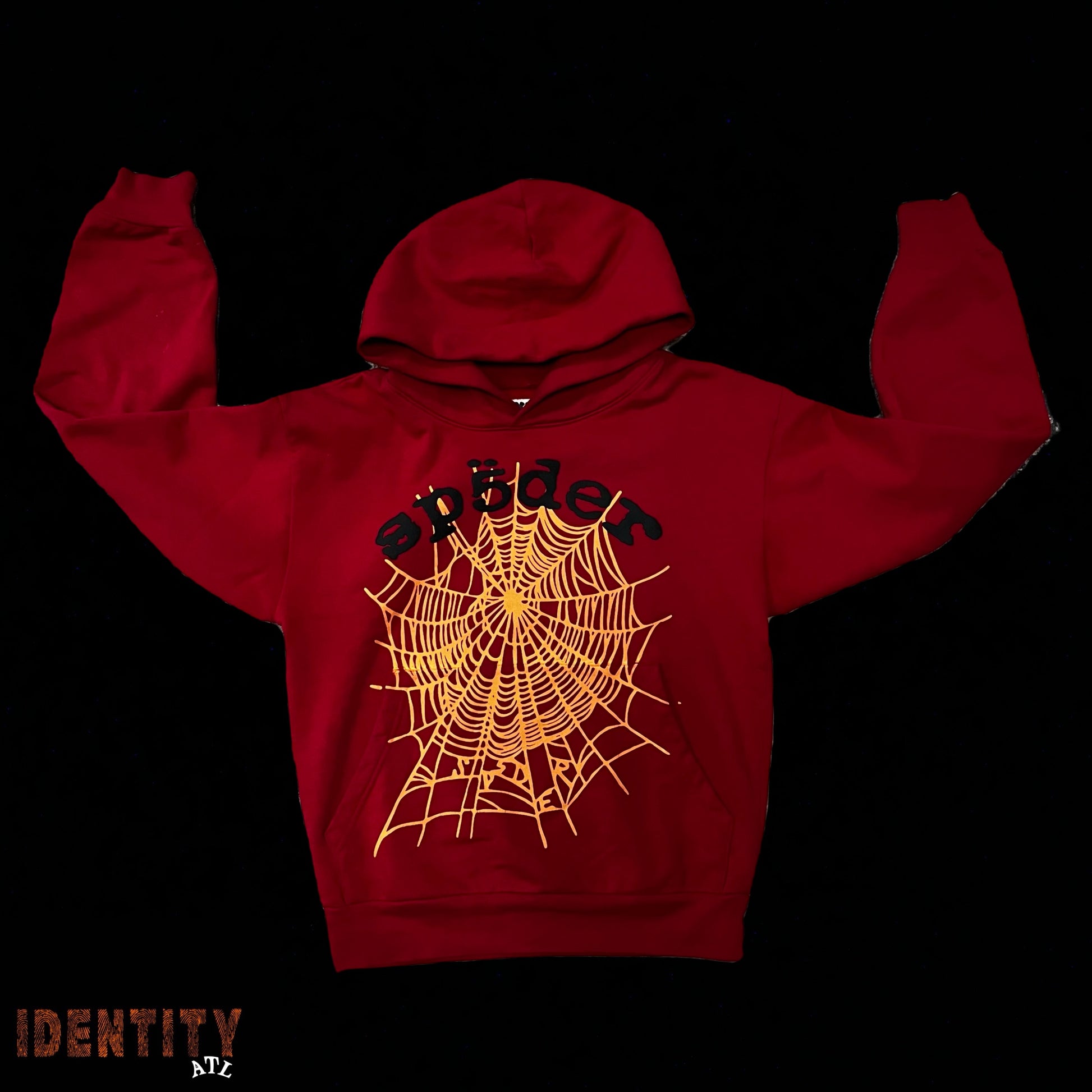 Sp5der OG Web V2 Hoodie Red