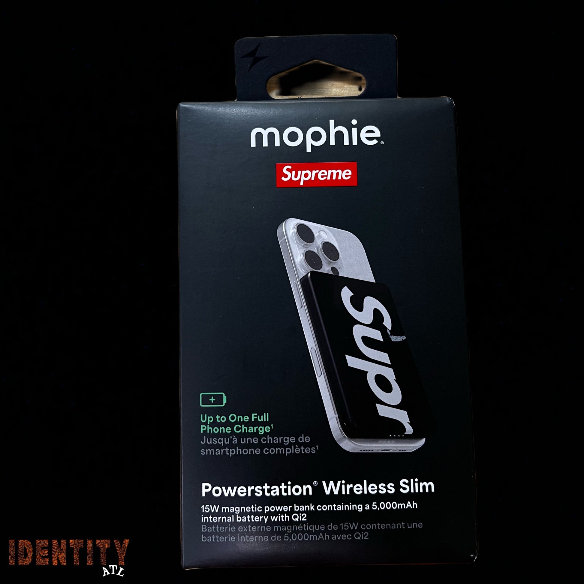 Supreme mophie powerstation Go Black