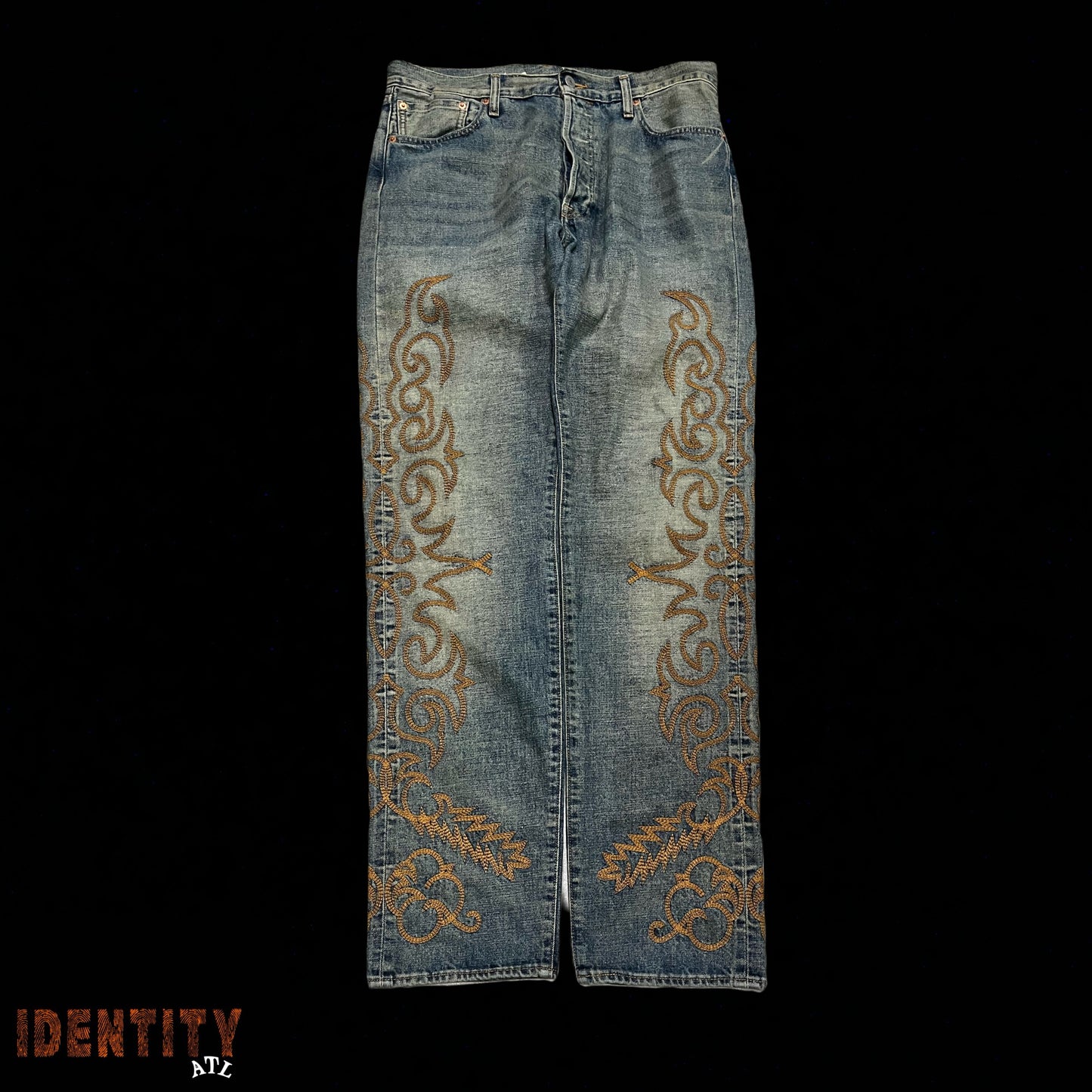 Denim Tears Western Cotton Stitch 501 Jeans Selvedge Denim