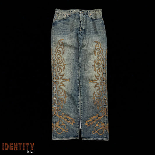Denim Tears Western Cotton Stitch 501 Jeans Selvedge Denim