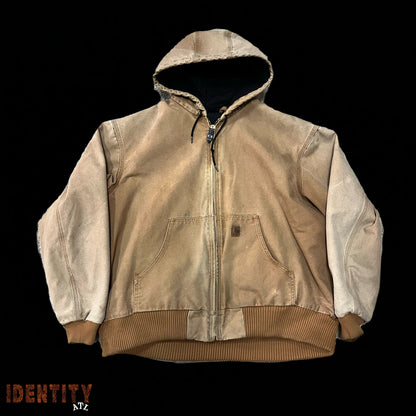 Vintage Carhartt Hooded ZipUp Brown