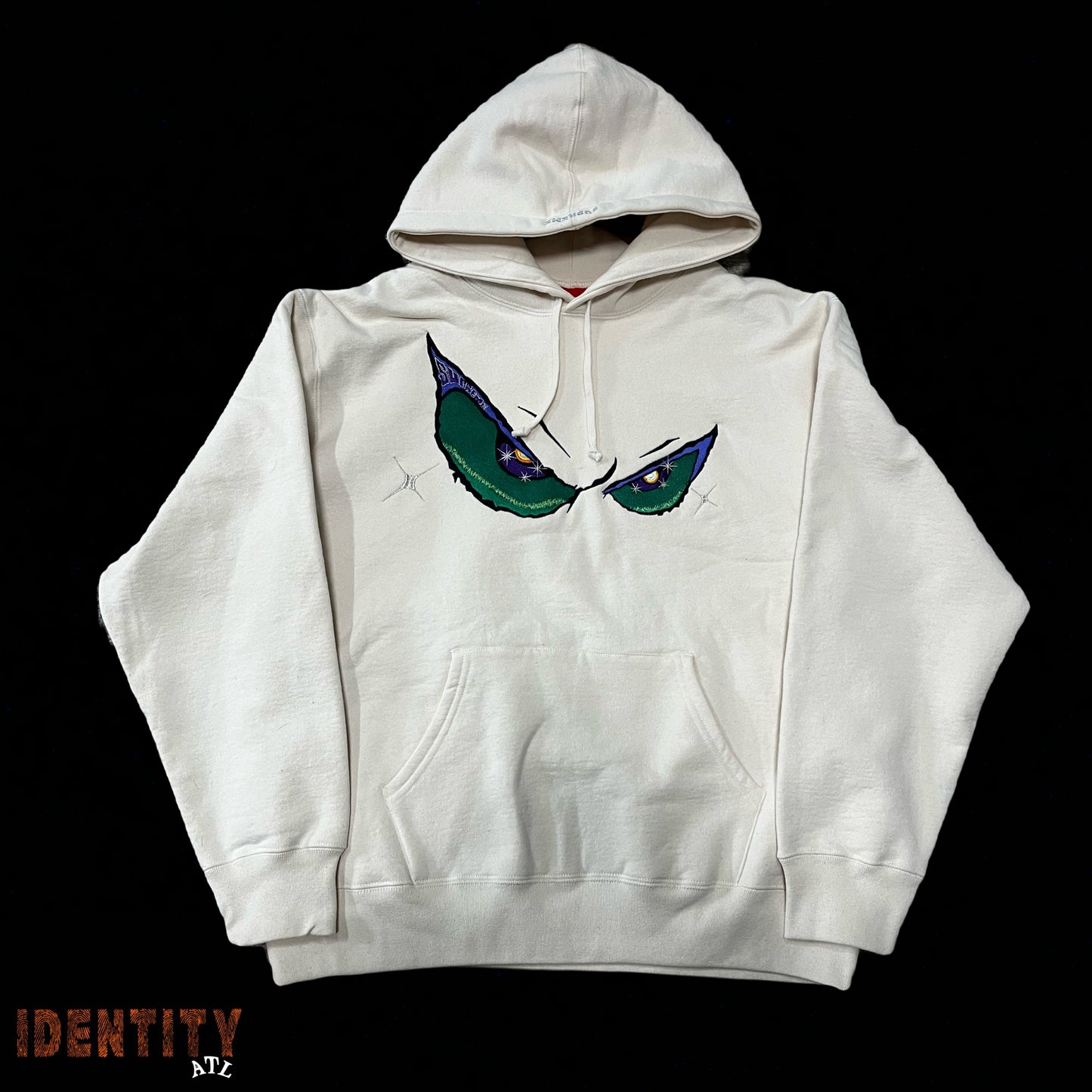 Supreme Eyes Hooded Sweatshirt Natural