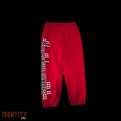 Supreme League Champs Sweatpant Red