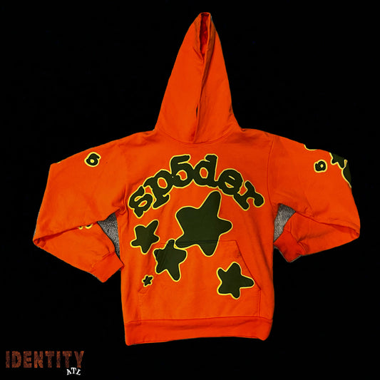 Sp5der Beluga Hoodie Orange