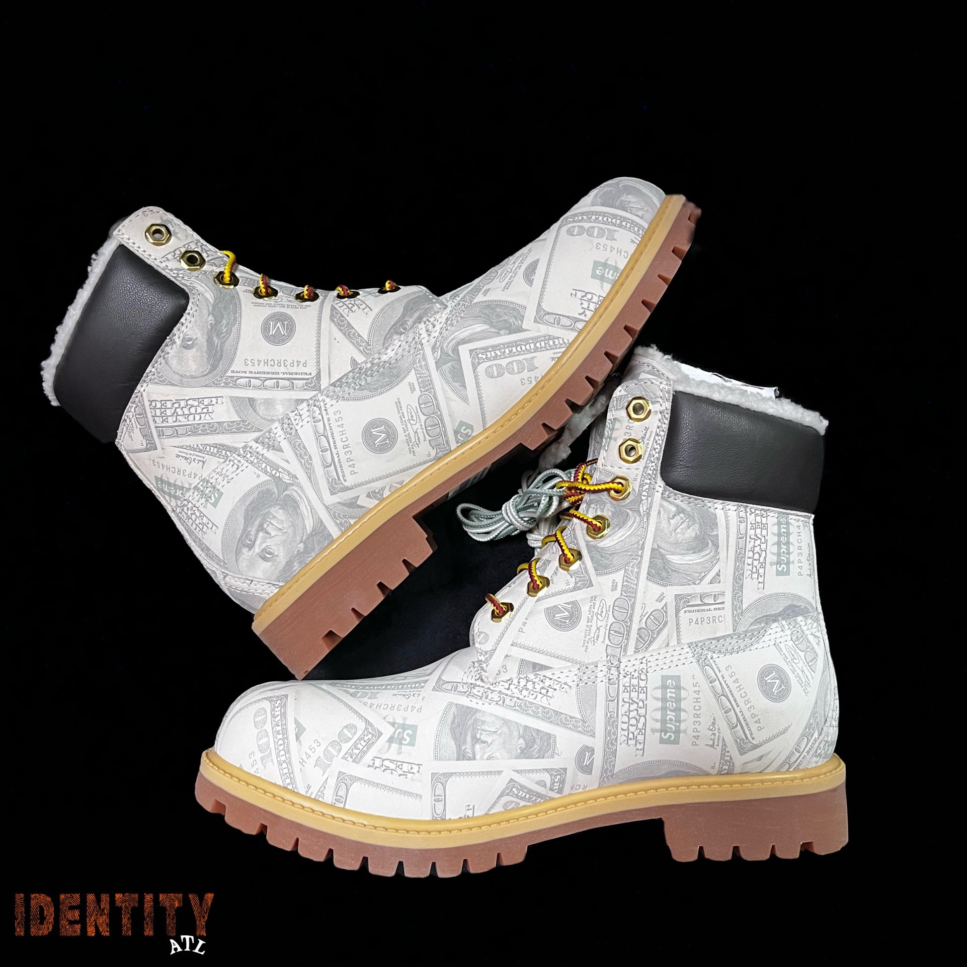 Timberland 6" Premium Waterproof Boot Supreme x MM6 Maison Margiela $100 Bills