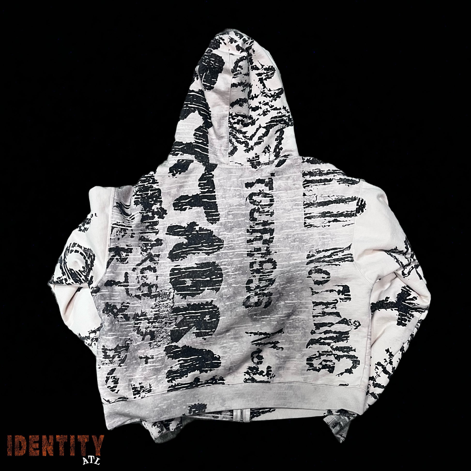 Vertabrae Graffiti Zip Up Hoodie