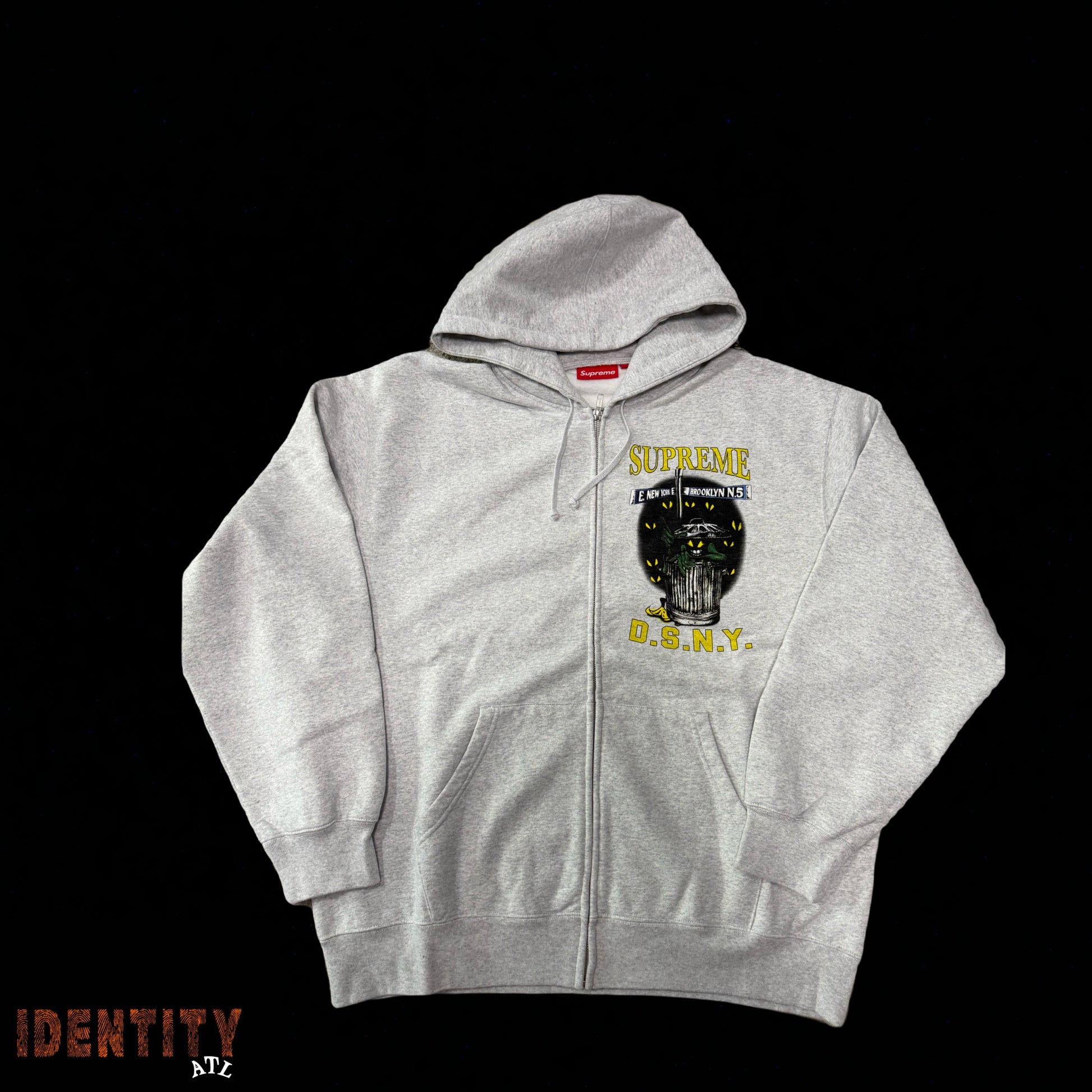 Supreme DSNY ZIP UP GREY