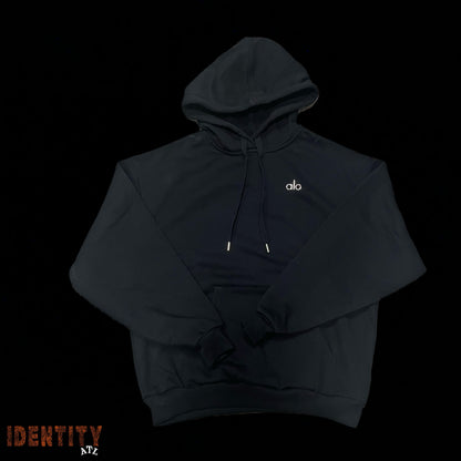 Alo Yoga Accolade Cotton-Blend Hoodie Black