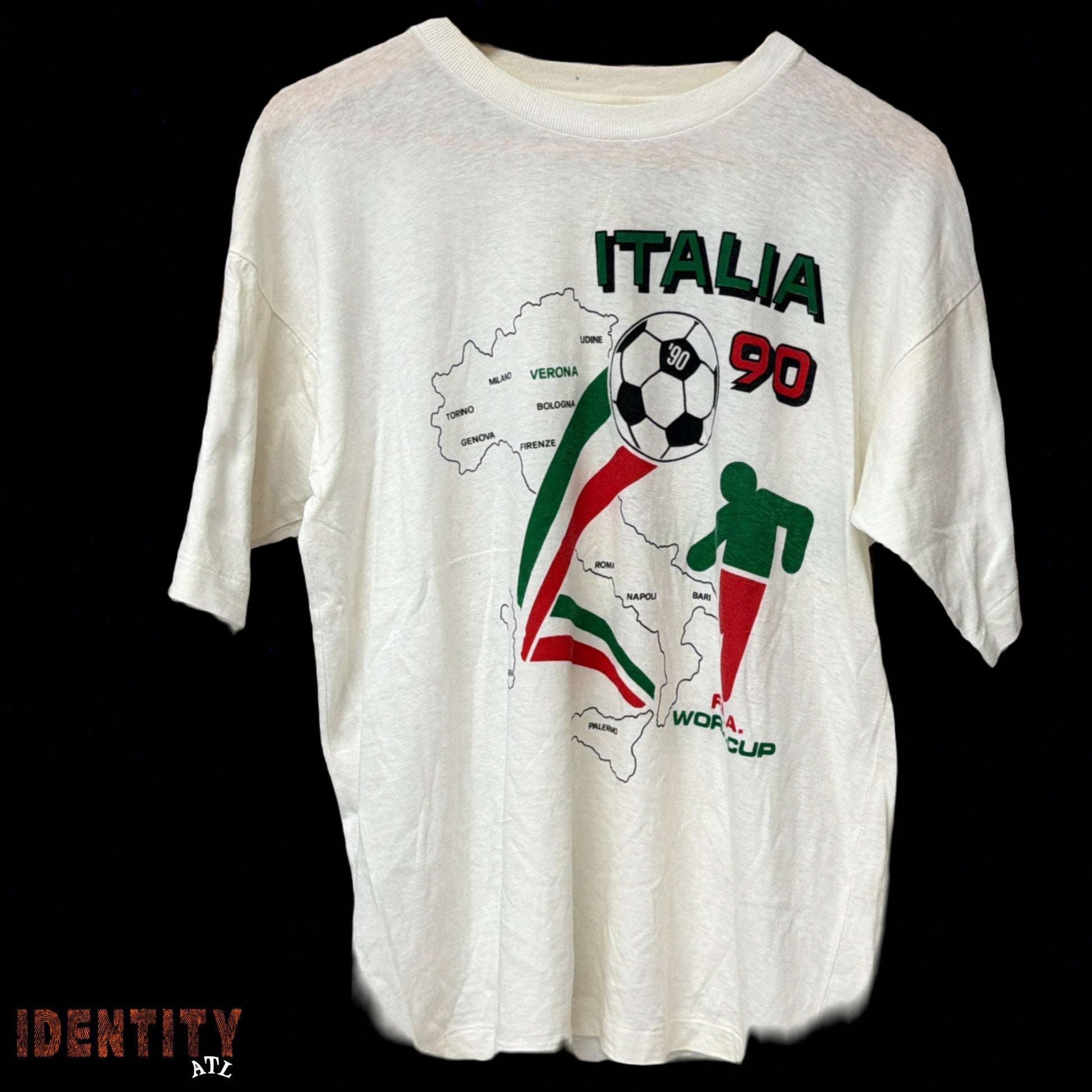 Vintage ITALIA Soccer Tee