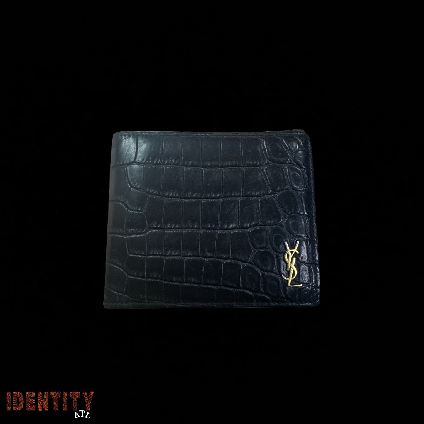 YSL Black Crocodile Wallet
