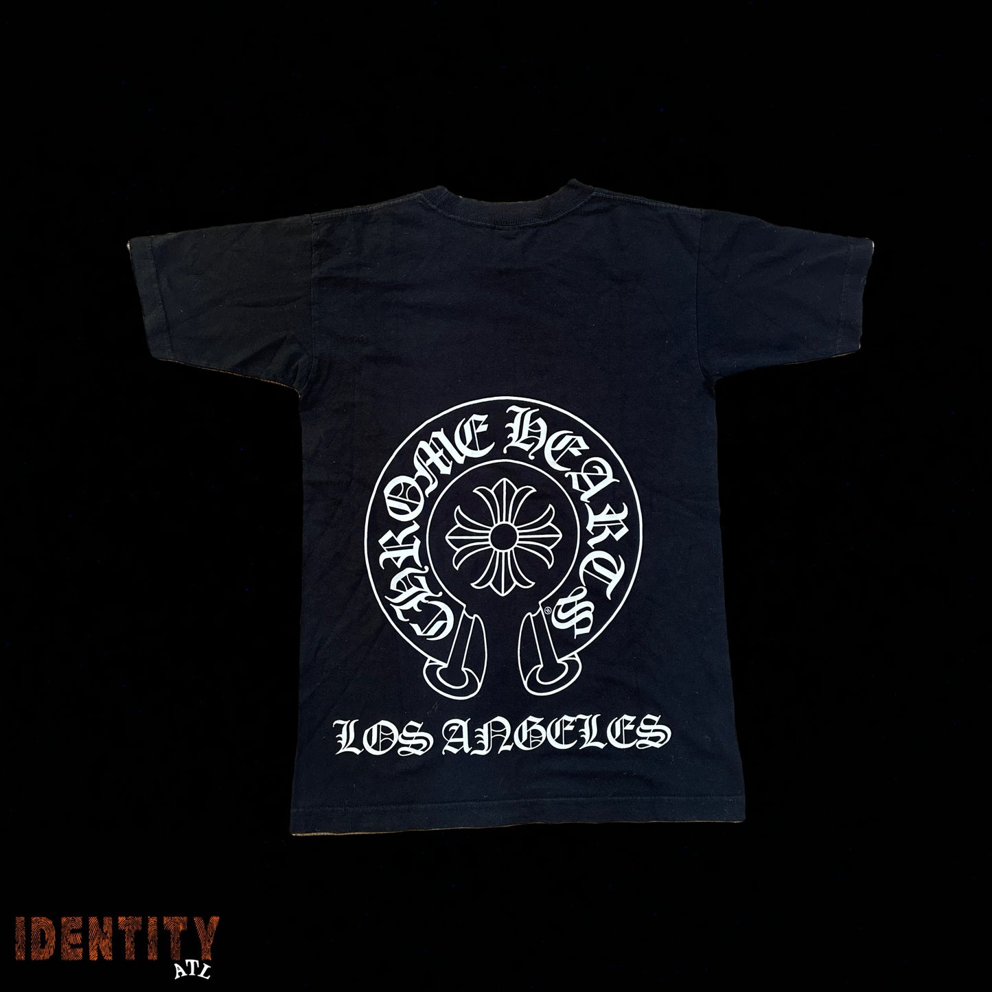 VINTAGE CHROME HEARTS LA HORSESHOE POCKET TEE BLACK