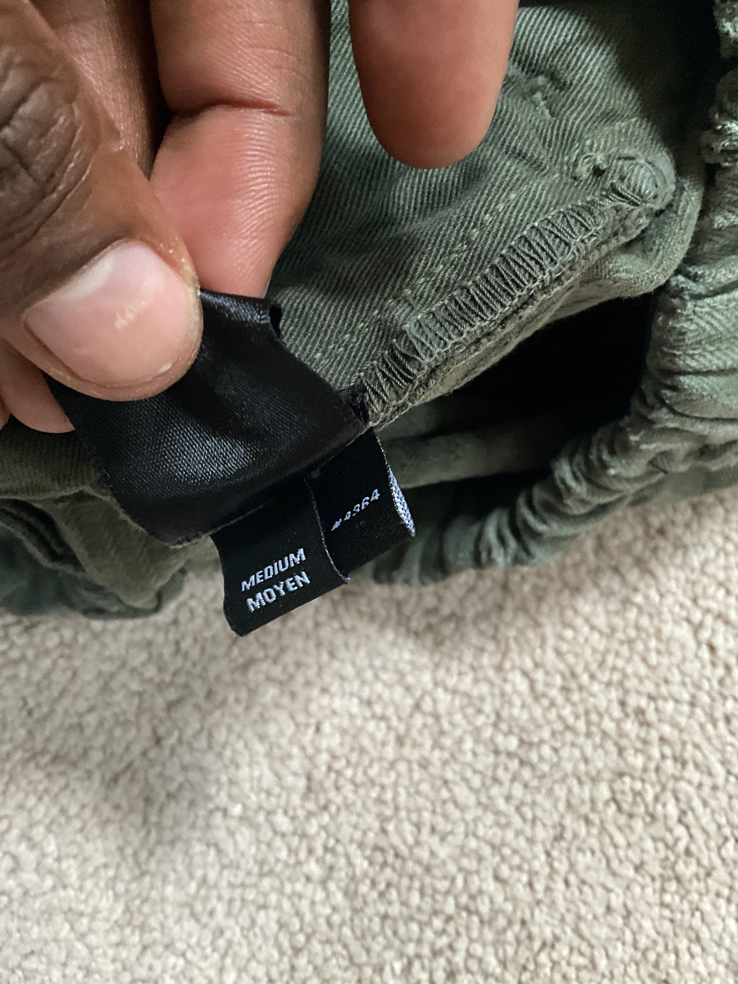 AMIRI BAGGY MILITARY PANTS