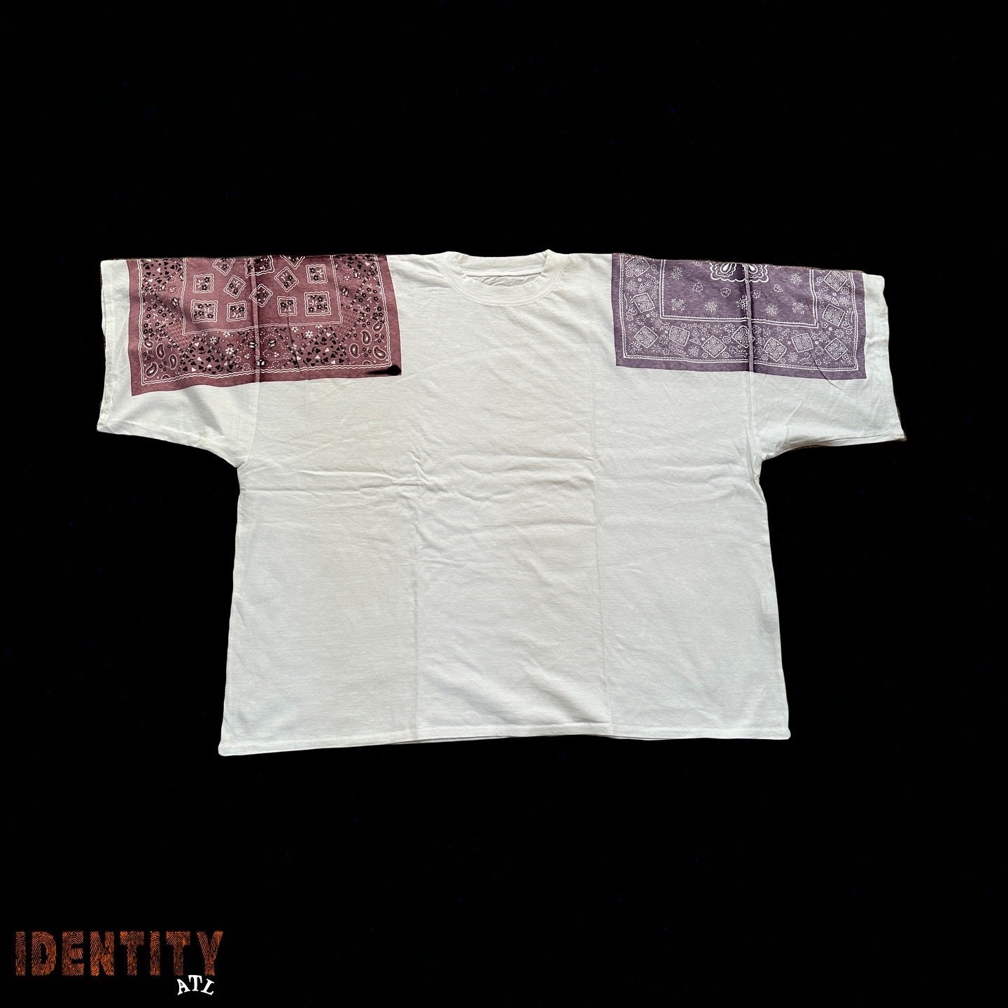 KAPITAL BANDANA SLEEVE TEE PURPLE