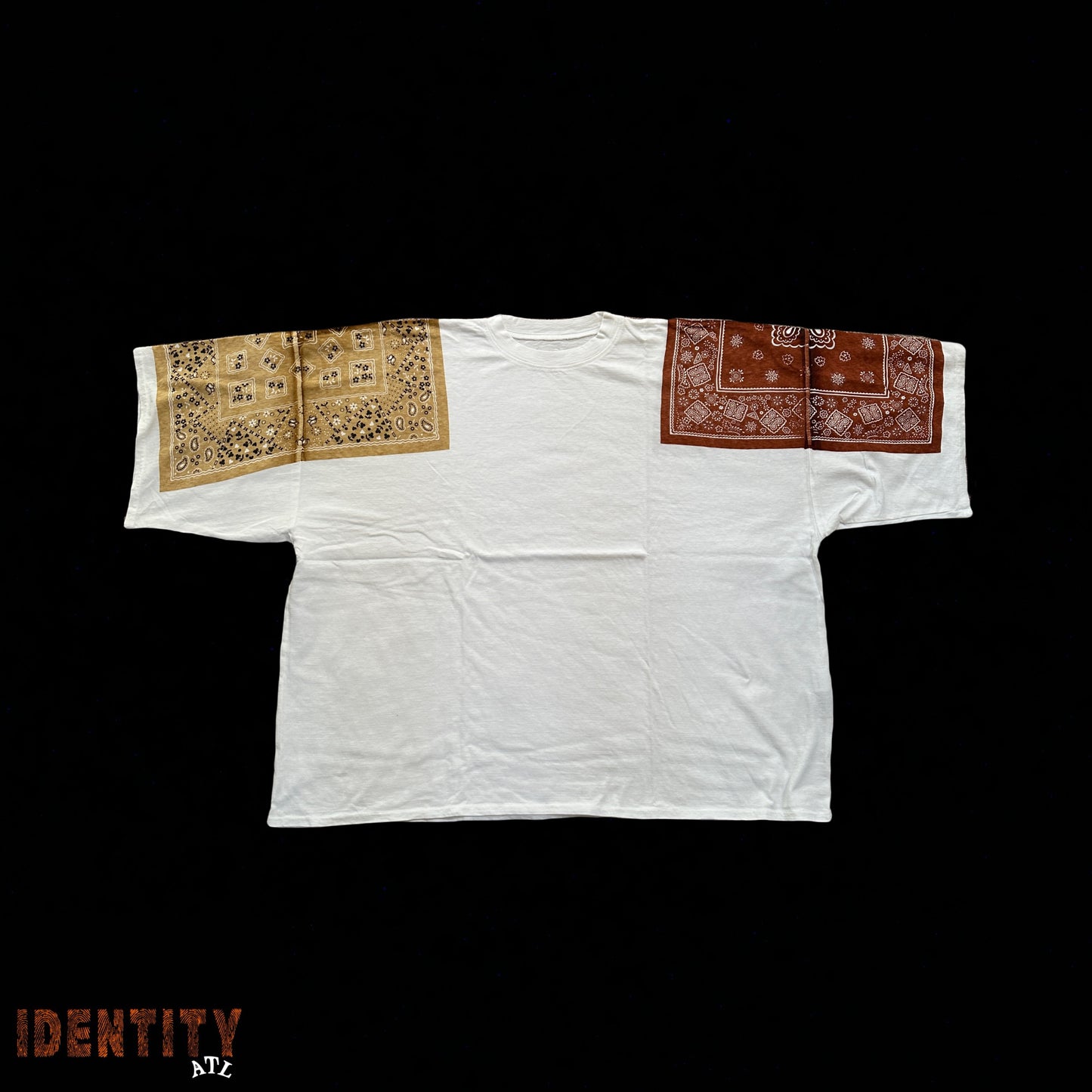 KAPITAL BANDANA SLEEVE TEE BROWN